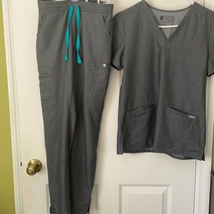 Figs grey technical collection scrubs.